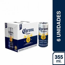 Corona Extra 355ML - Pack 6 Latas